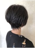 パーマ×ショート×ツヤ