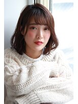 ブリーチ ラボ エーアイ 原宿店(BLEACH LABO Ai)&nbsp;20代30代40代50代 色っぽふんわりミディの重軽ウェーブヘア♪