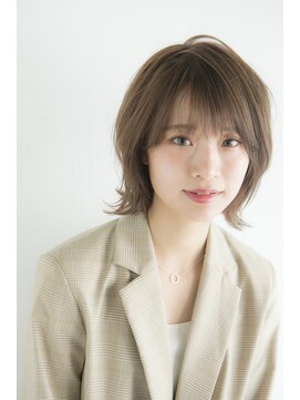 ミエルヘアーエスト 新宿店(mielhair est) シースルーバング×グレージュ【新宿】