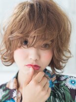 リアン 上尾店(Rien)&nbsp;マロンベージュ/Aラインボブ/かきあげ[上尾駅/バレイヤージュ]