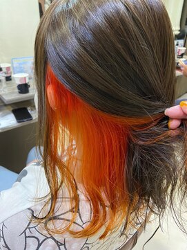 ヘアリゾートエーアイ 高田馬場店(hair resort Ai) 20代30代40代マロンベージュ/Aラインボブ/かきあげ[高田馬場駅]