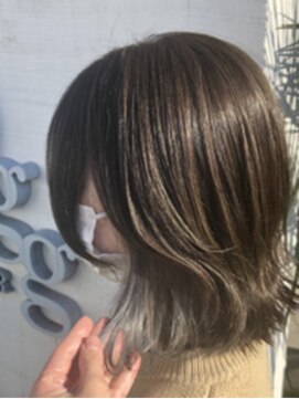 オッジ ヘアー 深谷店(Oggi Hair) インナー　ブルーシルバー