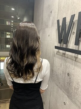 アンダーバーホワイト 南海難波店(_WHITE) インナーカラー　ホワイトベージュ