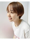 カジュアルショートボブ
