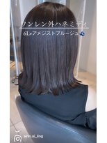 トリコ心斎橋(trico) ワンレン☆コンパクトボブ×6レベルアメジストブルージュ