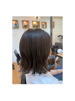 ラゴム(Lagom) ＃お客様スタイル ＃ネイビーアッシュ