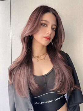 ユー(juu.) new open☆《juu.》sheer lavender×韓国くびれロング