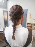 編み下ろしダウンスタイル