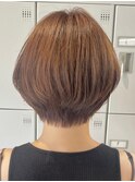 30代40代大人女性/前髪ありショートボブ/ショートヘア/髪質改善