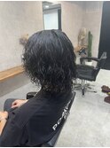 【メンズ】ミディアムスパイラルパーマ