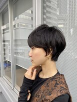 ハルキ ミナト ジャパン オオサカ(HARUKI MINATO japan OSAKA)&nbsp;40代50代小顔似合わせカットくびレイヤーエモージュ大人可愛い