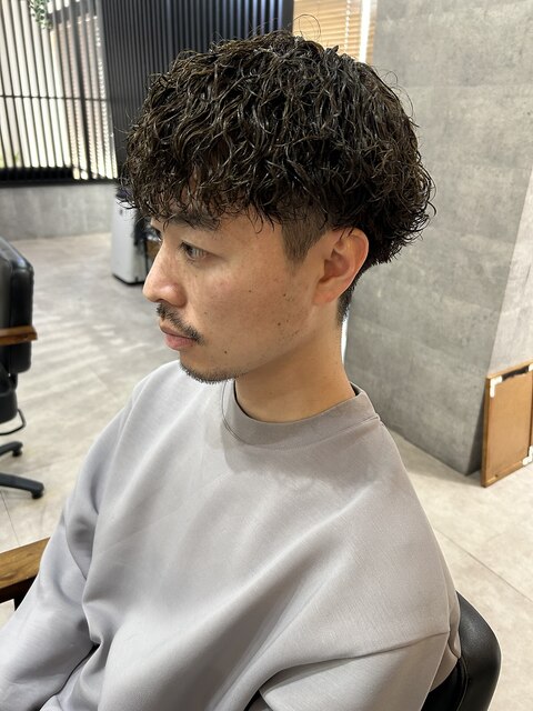 【KOKI】#マッシュ　波巻きスパイラル　波巻きパーマ【大和】