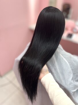 シーズン 大阪(SEASON) 【バージンレミーエクステ】黒髪ロングヘア・韓国ヘア