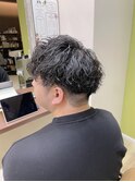マッシュ波巻きスパイラルパーマ
