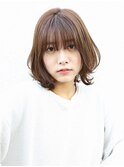 ミディアムゆるふわパーマ