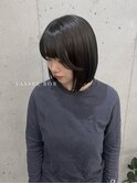 切りっぱなしボブ