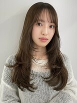 トイ(TOI)&nbsp;レイヤーカット/グレージュ/シースルーバング