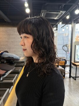 ソイクフ(SOY KUFU) 20代30代40代◎似合わせカットメルティカラーボブプードルパーマ