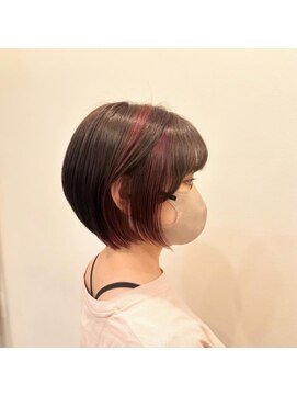 ナチュラルスポット(Natural Spot) ボブ×インナーカラー