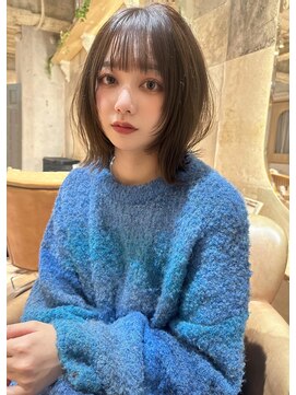 ロンドアリシア 金山(Lond Alexia) イヤリングカラー 縮毛矯正 韓国風 ダブルカラー 髪質改善5310