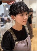【REN】マッシュショートパーマ
