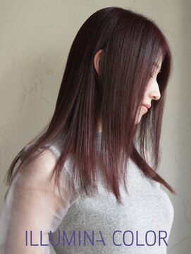ヘアー ミッション 心斎橋店(hair Mission) イルミナカラー/アースコレクション/透明感ブラウン/艶髪