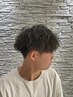 メンズ似合わせカット＋メッシュカラー