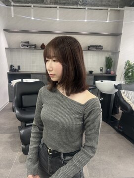 トーン(tone) ボブレイヤー×大人ブラウンヘア