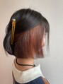 アクシス 山形天童店(AXIS) ミニボブインナーカラーで可愛さアップ