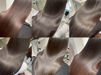 リノバイホヌア(Lino by hoNua.)の写真/ダメージ補修＆補強を叶えるhoNua.独自の髪質改善。圧倒的な艶感と柔らかな手触りを実現