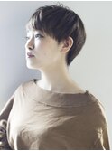 30代40代50代☆小顔マッシュショートヘアフェザーショート