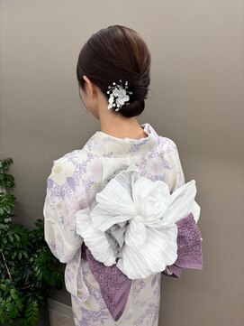 エメティ(Aimerty) 浴衣着付とヘアセット♪