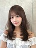 【安田限定】小顔カット＋プレミアムケアカラー＋選べるトリートメント