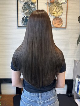 マコ(mako)の写真/トリートメントは"BYKARTE(バイカルテ)"使用◎潤いと艶感たっぷりの”自分史上最高”の美髪を手に入れて♪