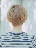 ハイトーン☆ショート[髪質改善/ヘッドスパ/縮毛矯正/いわき]