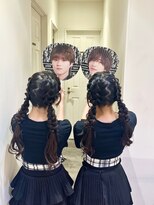 コル(CoL) お揃い可愛い!ツイン編みおろし!