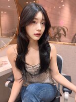 シーシンジュク 新宿南口(Sea shinjuku)&nbsp;ココアベージュ×レイヤー[小顔/黒髪/オリーブグレー]