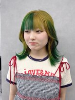 ファイブバイジエクト 堀江(FIVE by The Ect) インナーグリーン/エンドカラー/ルーツカラー