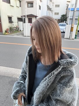 アドア 横浜(ADORE) 【ADORE横浜】ブリーチ1回で作るミルクティーベージュ