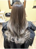 シルバーグラデーションカラー!