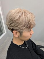 オムデュー(HOMME DEUX) 【YUYA】ホワイトフェザーショート