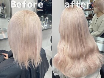 Beleza 川越 -ブリーチ・ハイトーン・ダブルカラー・エクステ・羽エクステ-の写真/【川越駅3分】ミシュランガイド"カミカリスマ"カラー部門5年連続受賞サロン◆イメチェン/推し活にも◎