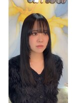 アモア(amoa)&nbsp;レイヤーカット/前髪パッツン/サイドバング