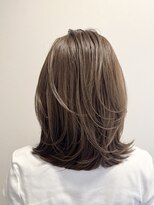 ムード(MOOD,)&nbsp;イメチェン/ピンクベージュ/アンブレラカラー/前髪/銀座駅