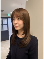 エールバイボヌール(Ere by Bonheur)&nbsp;【西梅田/北新地】小顔見え大人可愛いミディアムレイヤー/福田