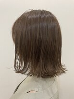 ニューラインギンザ(New-Line 銀座)&nbsp;切りっぱなしミディ　オリーブベージュ