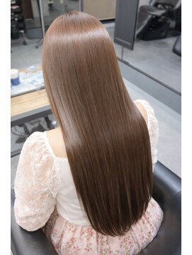 ジェニーバイメノン(JENNIE by Menon) 髪質改善　高濃度水素縮毛矯正　サラつや美髪ロング