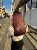 ミルクティーブロンド/ダークブルー/デジタルパーマ/千葉駅