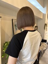 ヘアーデザイン シュシュ(hair design Chou Chou by Yone)&nbsp;ミニボブ/ミルクティーベージュ