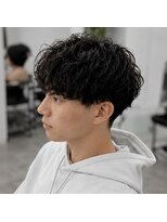 ドルチェ(Dolce)&nbsp;波巻きスパイラルパーマ/刈り上げマッシュ/2ブロック